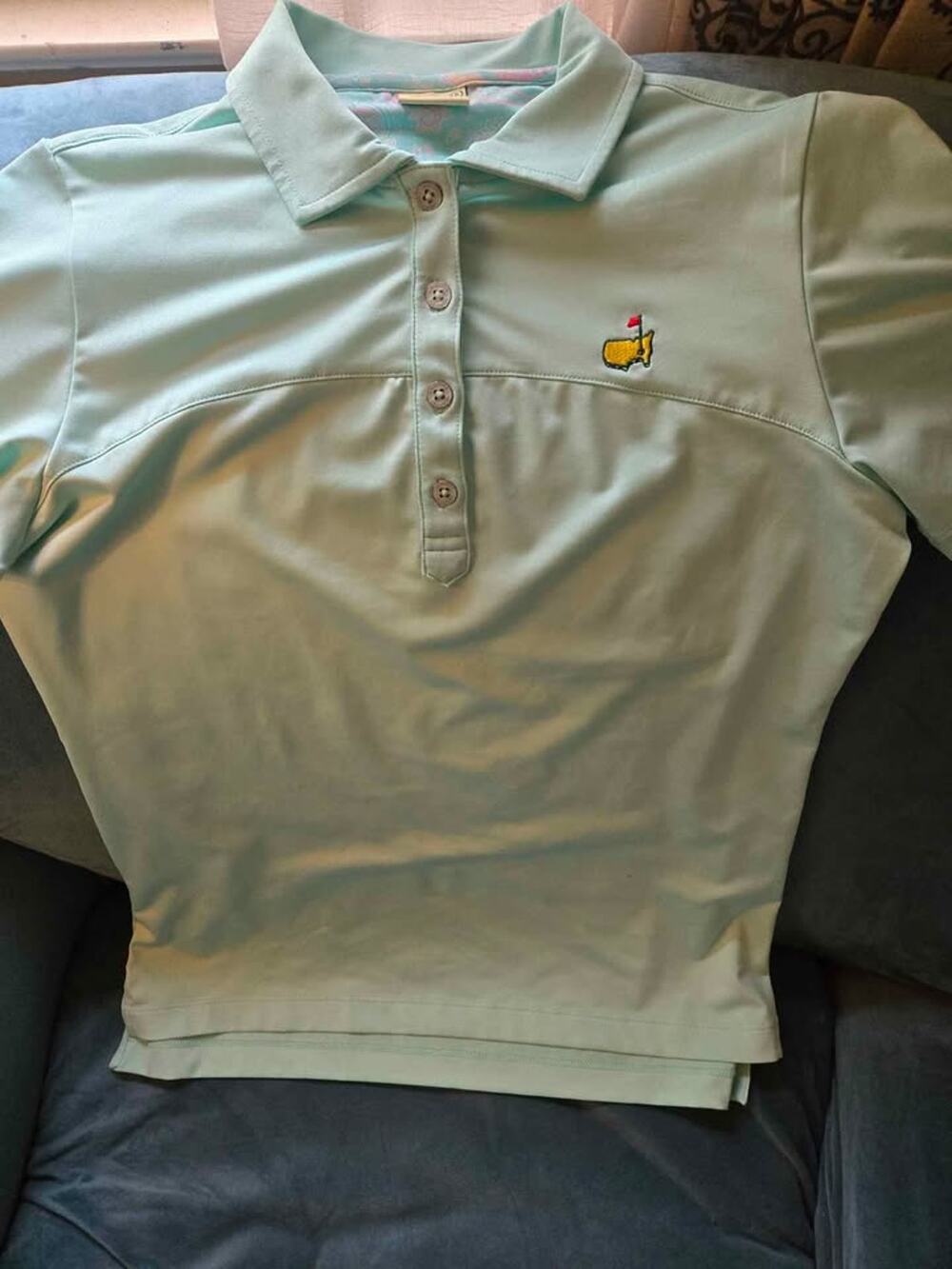 Peter Millar Masters Golf Polo Woman's Shirt Size Small